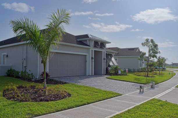 Residential Paver Driveway in Raintree Plantation, MO